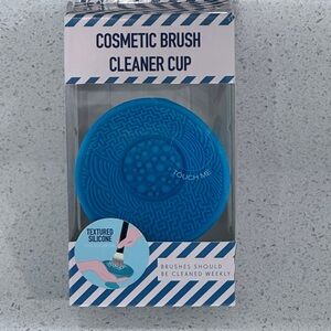 Source Unknown Blue Cosmetic Brush Cleaner Cup